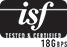ISF Tested and Certified