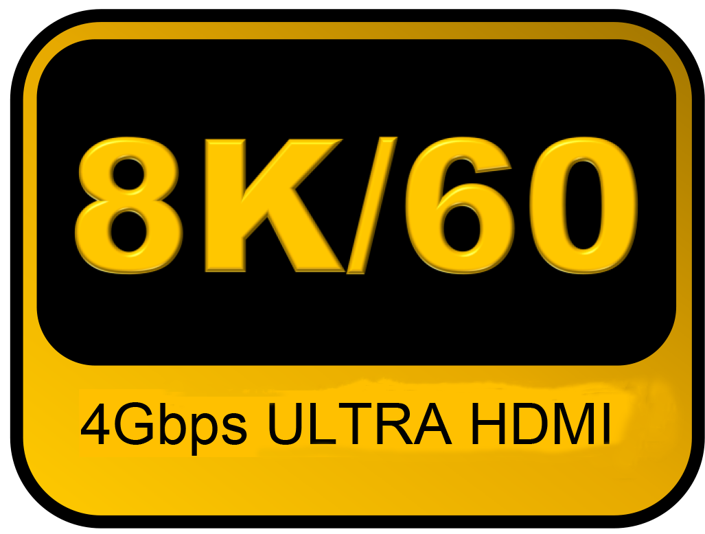 4Gbps Ultra HDMI 8K/60